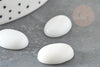 Cabochonovale jade naturel blanc 18x13mm, x1 (G1315)