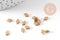 Cabochons losanges laiton brut non percés 6.5mm x10 (G1598)