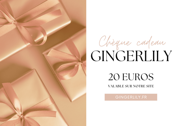 Carte Cadeau Gingerlily Perles