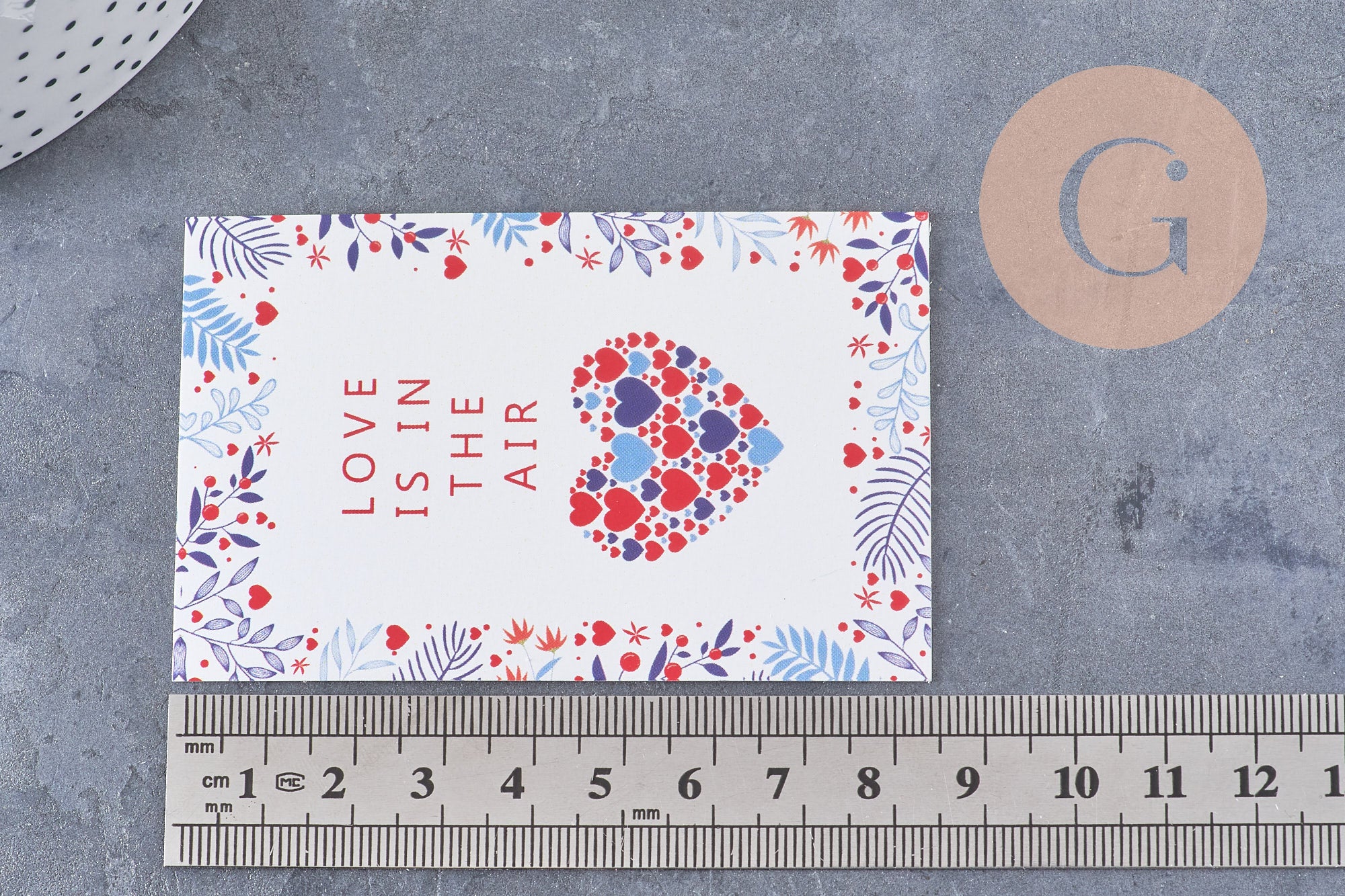 Cartes à bijoux 9x6 cm, x20 (G10851)