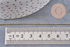 Chaine acier boule 1.4mm dorée 14k, x1 mètre (G1562)