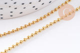 Chaine boule métal 1.8mm x 5 mètres (G10589)