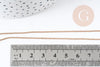 Chaine complète forçat avec fermoir cuivre brut 2mm/80cm, x1 (G8315)