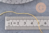 Chaine fine Dorée serpent laiton doré 0.9 mm, x 5mètres (G0733)