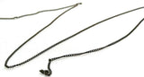 Chaine fine bronze maille plate, x 5mètres (G2200)