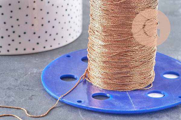 Chaine fine serpent laiton brut, chaine boule,sans nickel,grossiste,0.7mm, x5 / x10 / x15 mètres (G2404)