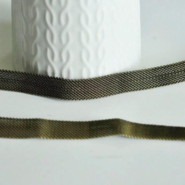 Chaine large maille bronze 10 mm, x1 metre (G1999)