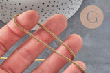 304 stainless steel golden lantern chain 2mm, x1 meter (G11333)