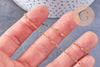 Chaine maille marine acier inoxydable doré IP 14k 1.5mm, x1 mètre (G4409)