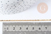 Chaine ovale laiton dorée 14 carats fantaisie 5mm, x1 metre (G0395)