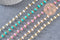 Chaine perles polymère fer doré heishi 7x3.5 mm ,fabrication bijoux colorés, x1 mètre (G7236)