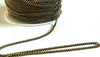 Chaine plate fer bronze 2 mm, 1 metre (G0068)