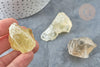 Citrine brute 10-35mm, pierre citrine chauffée, pierre semi-précieuse, lithothérapie, x1 (G7783)