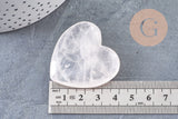 Coeur quartz rose naturel 40mm, x1 (G5611)