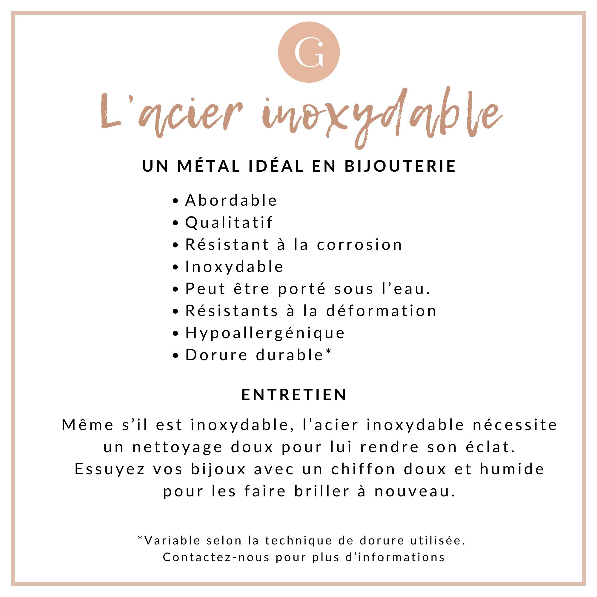 Collier Chaine acier doré 304 inoxydable 14 carats complète résine rose 1.5mm-45.5cm,chaine dorée, x1, G0327