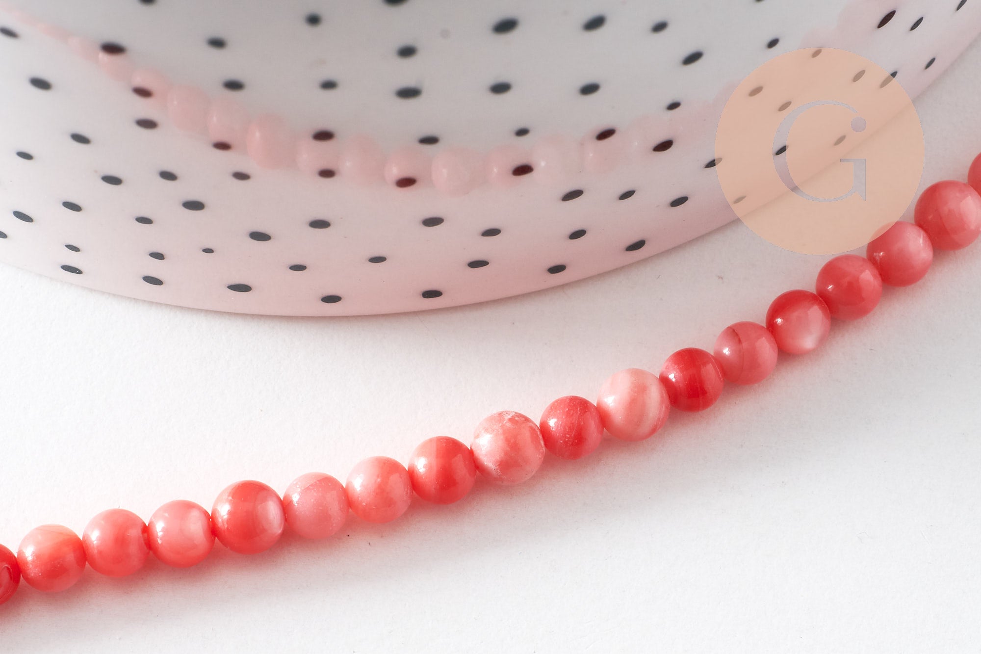 Collier nacre naturelle teinté fer argenté doré 42cm, x1 (G10536)