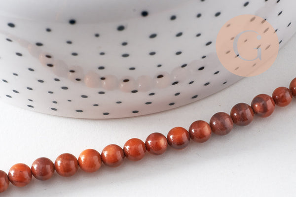 Collier nacre naturelle teinté fer argenté doré 42cm, x1 (G10536)