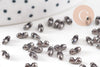 Connecteur chaîne à billes laiton gunmetal 6x5mm, x50 (G10898)