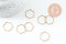 Connecteur hexagone laiton brut 20mm,pendentif géométrique création bijoux, x10 (G2759)