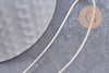 Cordon Métallique doré très clair polyester 1mm, fil pour bijoux noeud coulissant x1 mètre (G10002)