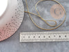 Cordon Métallique doré tressé polyester 1mm, x1 mètre (G9035)