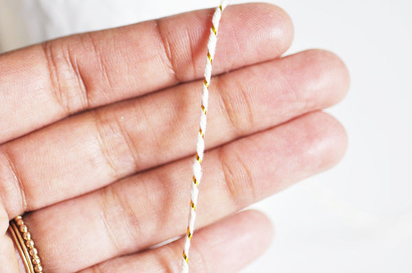 Cordon écru or 1-1.5mm, fourniture créative scrapbooking création bijoux mariage, x5m G2098