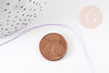 Cordon fil de jade violet clair polyester 0.5mm, cordon pour création de bijoux x1 mètre G9342