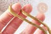 Cordon macramé Polyester or foncé 3mm, x1 mètre (G10475)