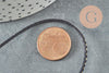 Cordon noir or polyester 1.5mm, x1 mètre (G3337)