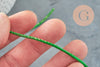 Cordon nylon vert or 1.5mm, x1 mètre (G3407)