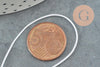 Cordon polyester blanc, fabrication bijoux, création bijoux,scrapbooking, 0.7mm, x 5mètres G6729