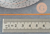 Cordon polyester orange fluorescent scrapbooking 0.7mm, x 5mètres (G5814)