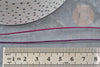 Cordon rose fuchsia Métallisé tressé polyester 1mm, cordon métallisé pour bijoux, x1 mètre (G8172)