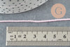 Cordon satiné torsadé rose, cordon pour bijoux,cordon rose scrapbooking,corde décoration, largeur 2mm, x1 mètre G5655