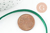 Cordon suédé vert à paillettes imitation cuir4mm, x1 mètre (G1287)