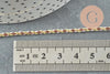 Cordon tressé marron jaune fluo fil doré, cordon pour bijoux,cordon multicolore scrapbooking, x1 mètre (G6211)