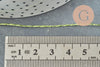 Cordon vert argent, fabrication bijoux,ruban mariage,scrapbooking, largeur 0.8mm, x1 ou x5 ou x10 mètres G3764