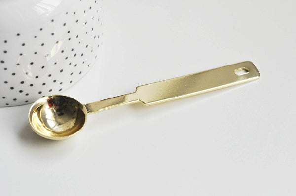 Cuillère à cire pour cire à cacheter dorée, x1 (G3452)