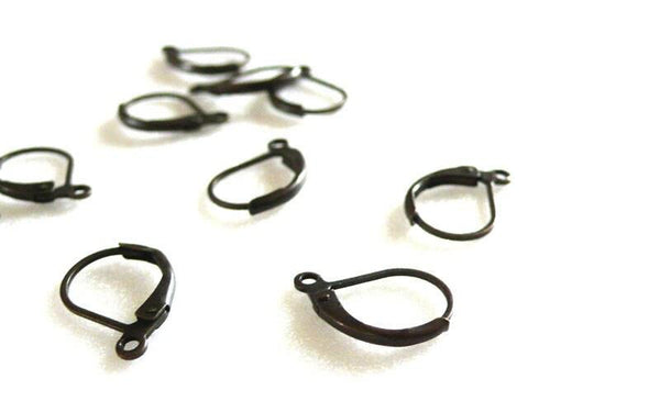 EP 10 Dormeuses boucles d'oreille Bronze 10mm, x20 (G0738)