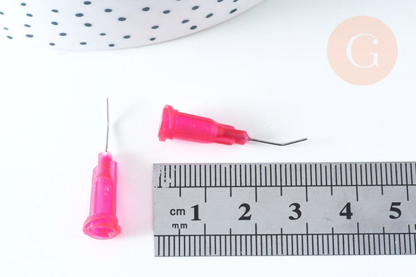 EP-Aiguilles incurvées en acier pour seringue x5 (G6389)