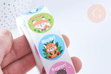 EP -Autocollant encouragements professeur anglais 30mm, x500 (G6637)