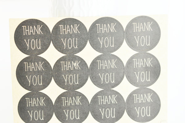 EP-Autocollants Merci 30mm, x12 (G5100)