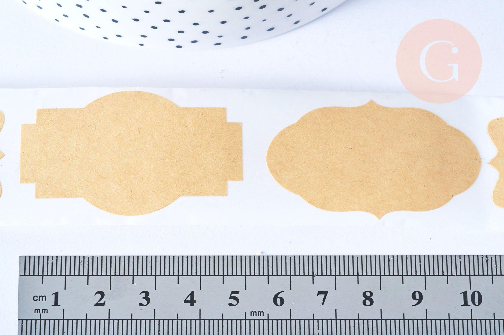 EP -Autocollants kraft rond 30mm, x300 (G3169)