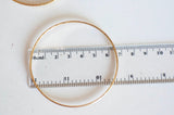 EP Bracelet jonc gravé acier doré 66mm, x1 (G3066)
