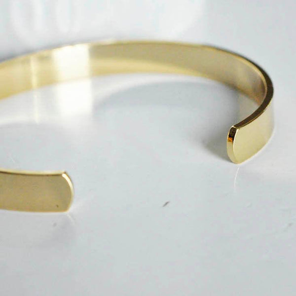 EP Bracelet jonc réglable doré 16k, fournitures créatives, laiton doré, bracelet original, fabrication bijoux, bracelet doré, 66mm-G1781