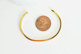 EP Bracelet jonc réglable finition or 16k percé,finition or 16carats,dorure or, fabrication bijoux, bracelet doré, 55mm, x1,G2585