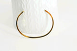 EP Bracelet jonc réglable finition or 16k percé,finition or 16carats,dorure or, fabrication bijoux, bracelet doré, 55mm, x1,G2585