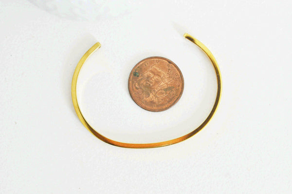 EP Bracelet jonc réglable finition or 16k percé,finition or 16carats,dorure or, fabrication bijoux, bracelet doré, 55mm, x1,G2585