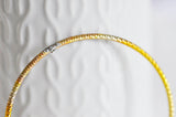 EP Bracelet jonc torsadé laiton brut 60mm, x1 (G0558)