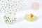 EP-Broche pins renard motif végétal doré émail blanc 26mm, x1 (G8497)